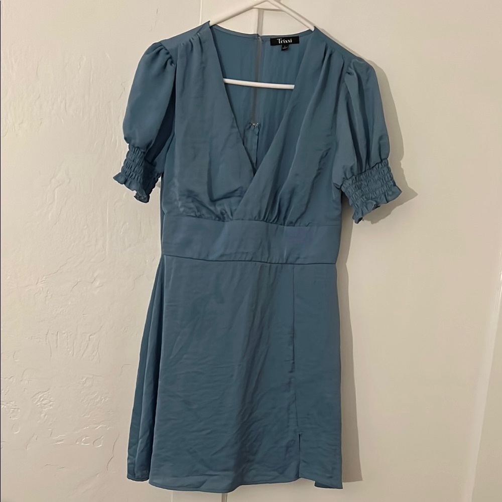 Perfect for Spring! Light Blue Women’s Dress by Trixxi